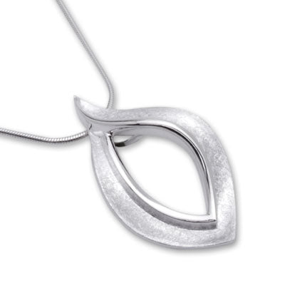 Abstract Design Silver Pendant