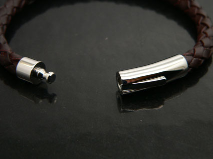 Dark Brown Leather Bracelet