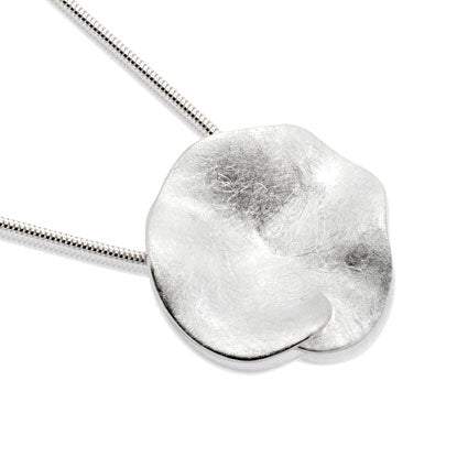 Silver Textured Pendant